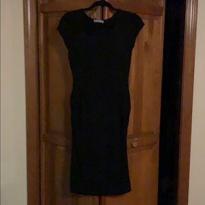 Black maternity dress